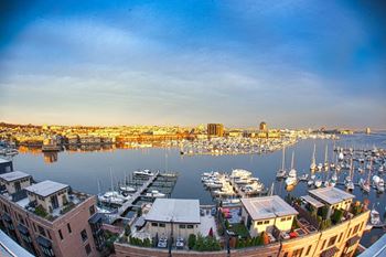 Harbor Front Marina With 52 Boat Slips at Crescent at Fells Point by Windsor, 951 Fell Street, Baltimore, MD 21231